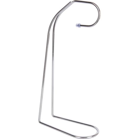 KitchenCraft Bananenständer Metall mit Chromoberfläche, 17,5 x 8,5 x 32 cm