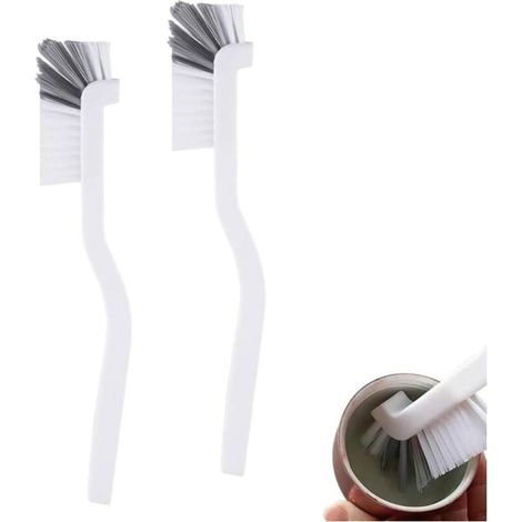 Brosse Vaisselle - 2 pcs brosses de Nettoyage de Bouteilles polyvalentes,Bouteille Brosse,Café Tasses Brosse,Longue Manche De Brosse De Bouteille Courbée,Brosse Nettoyage Gourde,Polyvalent (1/4)