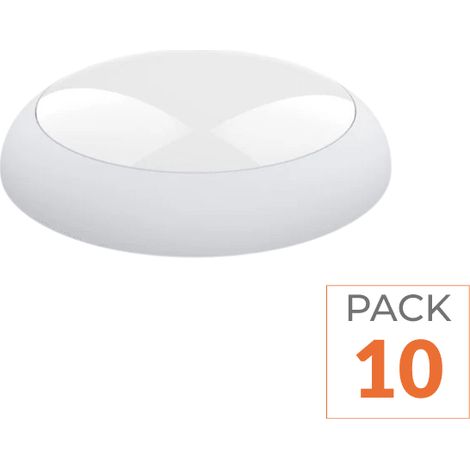 Applique Ronde LED Blanche 20W/16W/12W ajustable CCT - 3000K/4000K/6000K - Pack de 10 - SILAMP