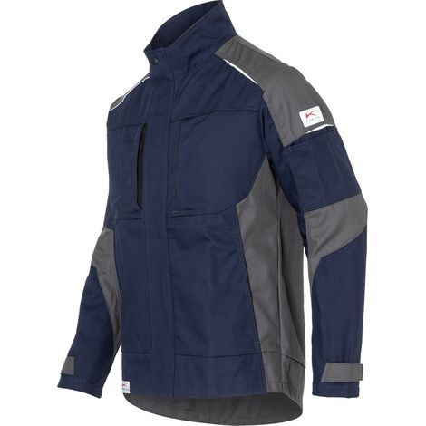Kübler Jacke ACTIVIQ cotton+ dunkelblau/anthrazit Gr. M (1/2)