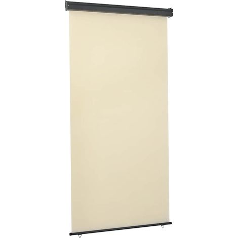 Balkon-Seitenmarkise 125x250 cm Creme