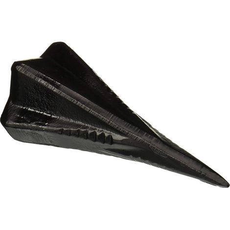 Cuña divisora con revestimiento de diamante, rajadora de leña de acero de 4 vías de alta resistencia para talar y partir madera - Negra, 1,6 kg (1/5)
