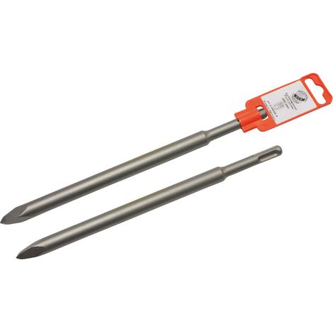 Burin à pointe marteau 250 x 14 mm pour tige SDS-PLUS