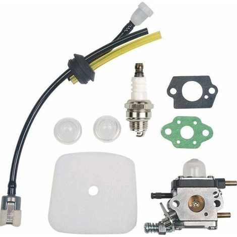 C1U-K54A Kit de carburateur avec filtre à air et bougie d'allumage - Pour Mantis 7222 7222E 7222M 7225 7230 7234 7240 7920 7924 culteur/cultivateur 2 temps (1/5)