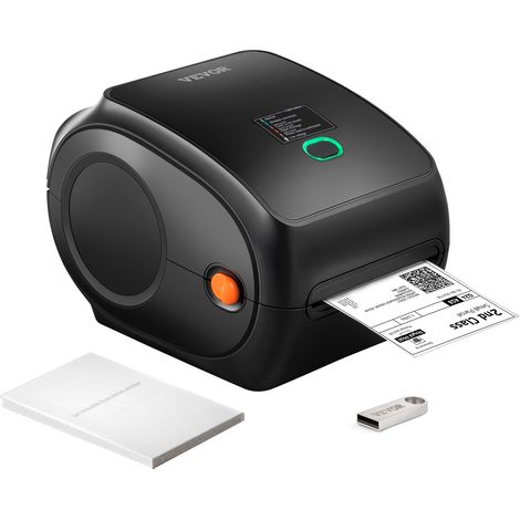 Mophorn – Imprimante d'étiquettes thermique 4x6 – Vitesse 150 mm/s – Résolution 300 dpi – Bluetooth/USB – Compatible Windows/Mac/Linux/Android/iOS