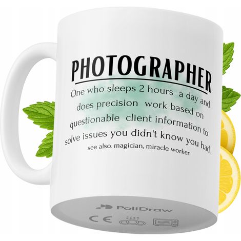 Lustiger Kaffee- oder Teebecher mit witzigem Textdesign für Fotografen – ideal für Geburtstage, Namenstage, Feiertage und besondere Anlässe. Hochwertiger Becher für Zuhause, Büro und Arbeit. Farbe: We (1/5)