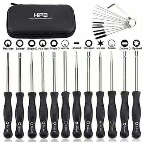 Ensemble de 12 outils de réglage de carburateur et tournevis de réglage pour moteur à 2 temps, pour débroussailleuses, tronçonneuses Poulan, Husqvarna, STHIL, Echo.,TRIMEC (1/5)