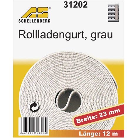 Sangle pour volet roulant, 23 mm, 12 m, Gris (1/2)