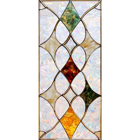 Lámina de vidrio de color, lámina para ventanas, lámina para ventanas que proporciona privacidad, tipo adsorción electrostática (45100cm) (1/5)