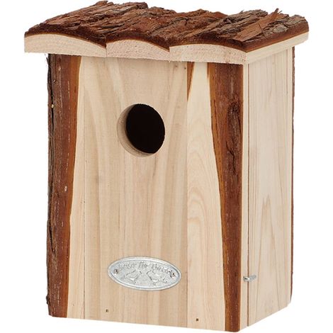 Esschert Design Nistkasten für den Zaunkönig mit Rindendach