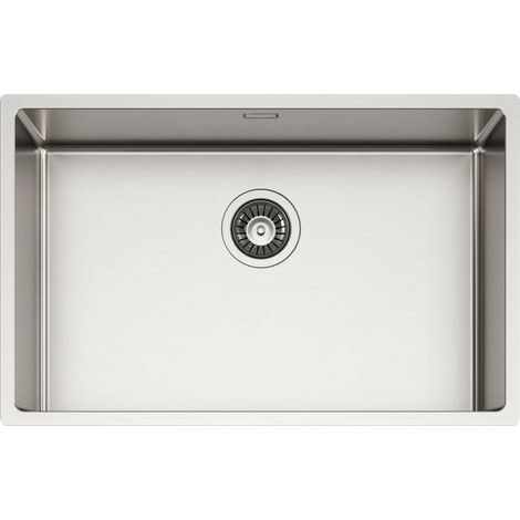 Schock New Technick N1002L. Tipo di lavello: Lavello montato su piano, Forma del lavandino: Rettangolare, Materiale del lavandino: Acciaio inox. Larghezza: 690 mm, Profondità: 440 mm, L... - TECN1002L (1/2)