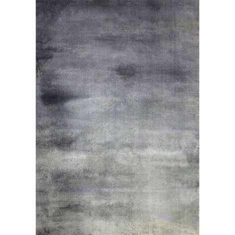 Tapis shaggy gris ultra doux 42 mm style moderne - 150 x 80 cm (1/5)