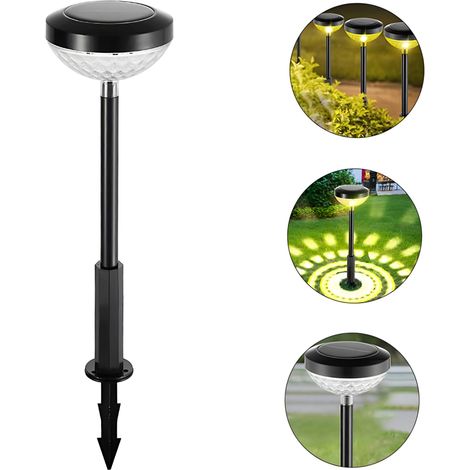 Lampade solari a LED per vialetti da giardino, adatte per veicoli, impermeabili, decorative, set da 2 (1/5)