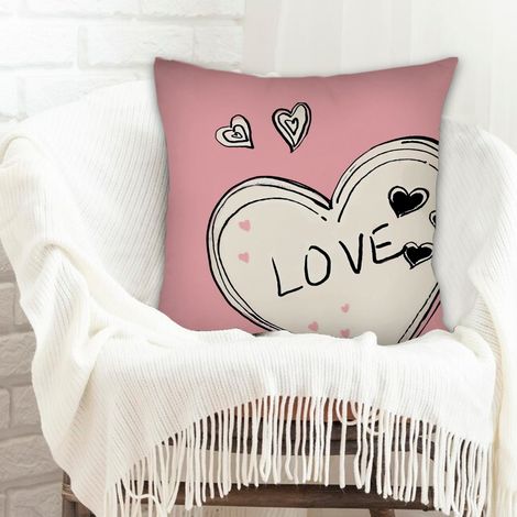 Housses de coussin élégant pour canapé ou lit décoration de la saint-valentin