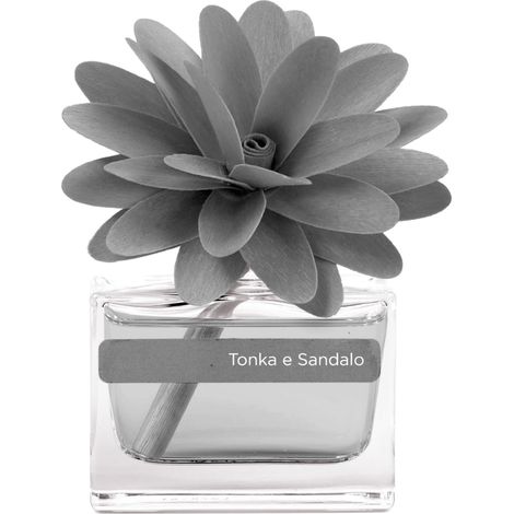 DIFFUSORE PROFUMO A FIORE FLOWER 30ML TONKA E SANDALO