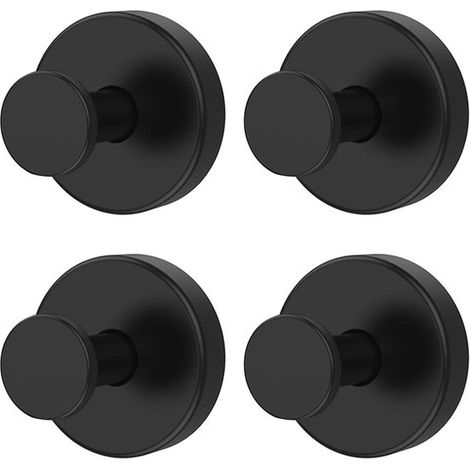 4er Set Saugnapfhaken aus Edelstahl Starke, wiederverwendbare Saugnapfhaken für Bad, Küche und Toilette (1/5)