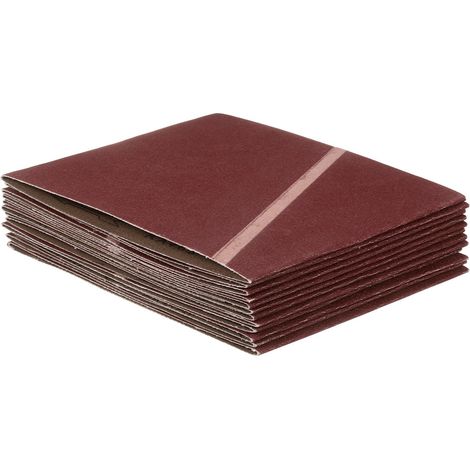 12 Pcs Bandes Abrasives 203mm x 483mm 150 Grain Papier De Verre (1/5)