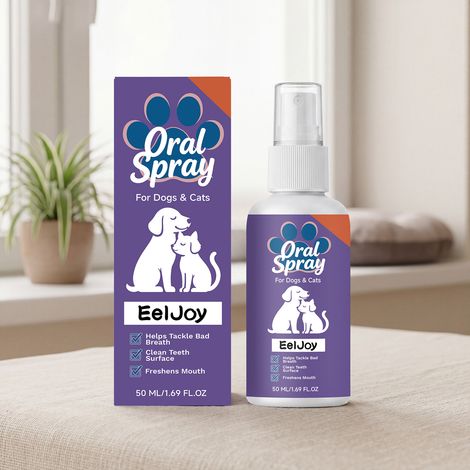 Spray d'hygiène buccale pour animaux de compagnie : nettoie et rafraîchit en douceur la bouche de votre animal, pour un soin dentaire pratique. – 50 ml (1/5)