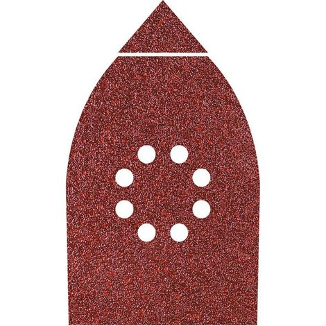 Fogli abrasivi 107x142 Wolfcraft Art. 1760000 - Grana 80/120/140 Conf. 30 Pz (1/2)