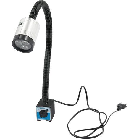 LED CNC Drehmaschine Lampe 6W Arbeitsleuchte Maschinenleuchte Flexibel Lampe Arm Werkzeug Lampe (Quadratischer Magnetfuß)