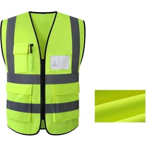 1 Gilet de sécurité, Réfléchissant, Poches, Cyclisme Moto (1/5)