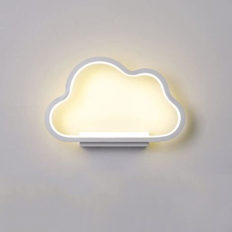 20W Applique Murale Interieur, Applique Murale LED Design Minimaliste Forme de Nuages, Froid Tricolore Réglable (1/4)