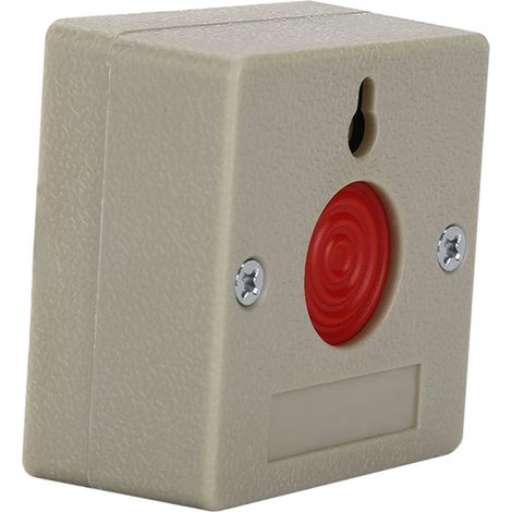 24V-DC-Kabelgebundener Mini-Notfallalarm aus Kunststoff für Familienbüros mit Panikknopf (1/5)