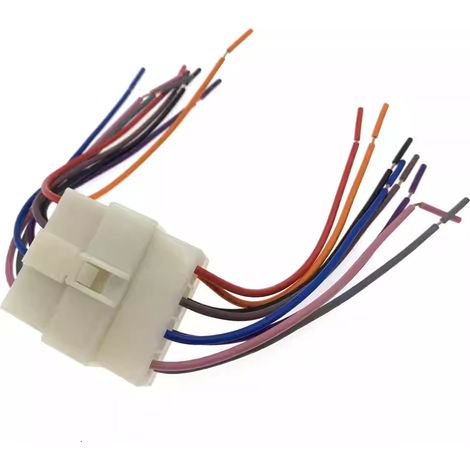 Compatible with imported original automotive connectors, male and female, eight wires, 1.25 mm². (1/5)