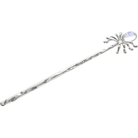 Bâtonnet à cheveux style araignée, outil pour cheveux compatible avec les femmes, style vintage, 1 pièce (1/5)