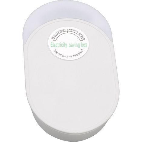 Dispositif d'économie d'énergie Energy Saver ABS ignifugé blanc 28 000 W pour immeubles de bureaux. centres commerciaux et habitations (prise UE 90-250 V). (1/5)