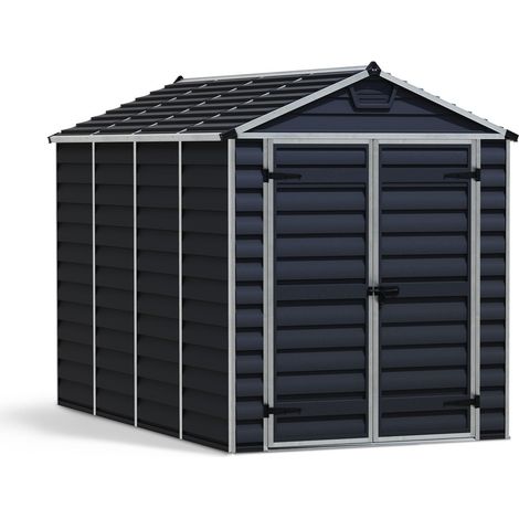 Canopia Skylight Casetta Da Giardino in Policarbonato 303X185X217 cm Grigio Scuro (1/4)