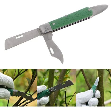 Sécateur de jardin multifonctionnel en acier inoxydable, type pliable (1/5)