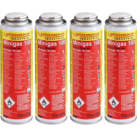 ROTHENBERGER  Industrial  4x  Minigas  100  150  ml  1500003891