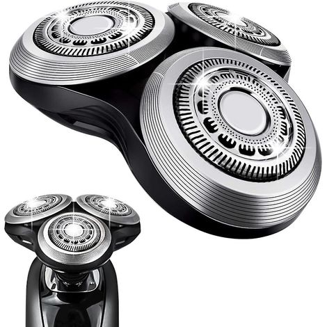 Têtes rotatives de rechange SH90 pour rasoirs Philips Norelco série 9000, nouvelle version avec roue métallique (1/5)