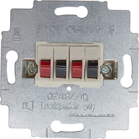 BUSCH-JAEGER 0248/02-101, PRESA DI COLLEGAMENTO PER ALTOPARLANTE STEREO (1/4)