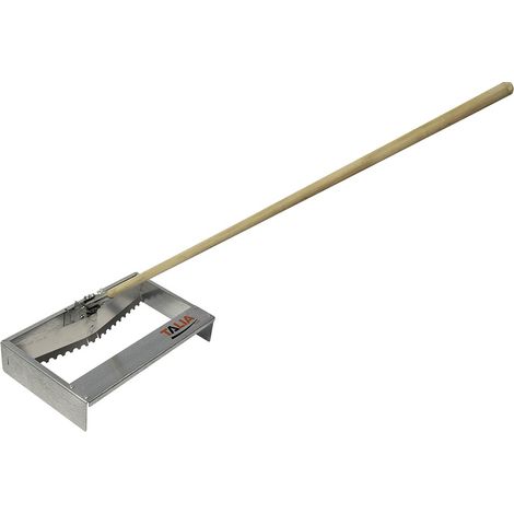 Taliaplast – Tire colle 60 cm en acier galvanisé – Application rapide de colles fluides – Peignes inox interchangeables – Ergonomique pour usage debout (1/2)