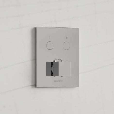 Kronenbach Smart Push Thermostat Unterputz für 2 Verbraucher, eckige Ausführung (1/5)