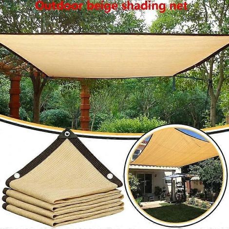 Filet d'ombrage de jardin 24m, filet d'ombrage de terrasse, filet d'ombrage de camping, protection UV, tissu anti-ultraviolet, filet de protection pour plantes ( ) (1/5)