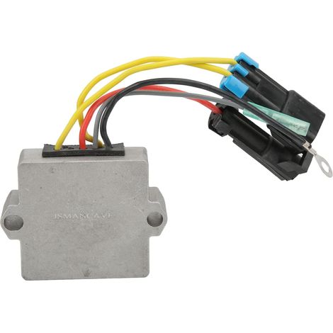 Régulateur de Tension Hors-Bord, 5 Fils Remplacement en Alliage en Aluminium pour Mariner 4 TROUGE 30 40 50 60 Moteurs, OE 893640T01, Convient 2002 ZB, ZE, avec OE (1/5)
