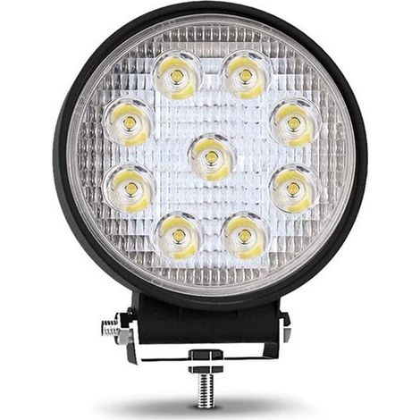 Barcelona Led – Projecteur LED 27W 1620 lm – Lumière blanche froide 6000K – Indice de protection IP67 – Angle d’ouverture 60º – Pour terrains accidentés - 10-60V (1/5)