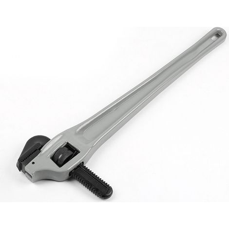 [JAMAIS UTILISÉ]Clé à pipe déportée réglable, robuste, en alliage d'aluminium, avec mâchoire à crochet flottant en acier au chrome-molybdène et poignée en I, ouverture de 100 mm (24 pouces). (1/4)
