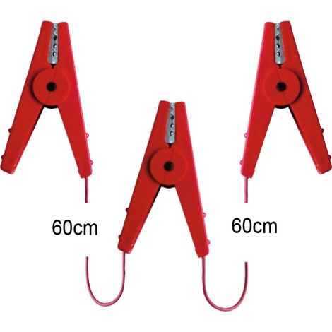 Cavo di connessione triplo in acciaio inox 2x60 cm