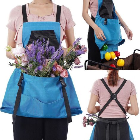 Horticultural Picking Apron with Large Pocket (2 Piece Set) (1/5)