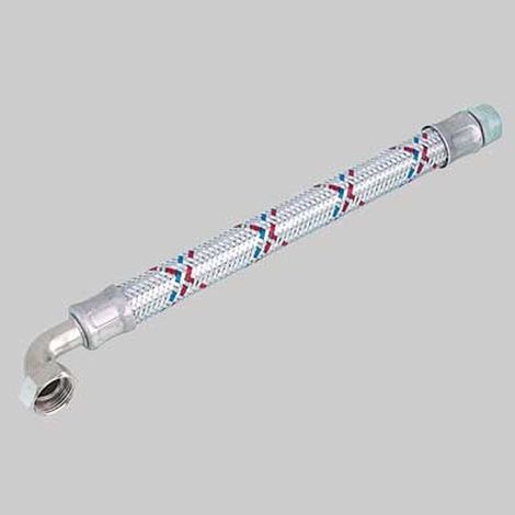 FLESSIBILE ANTIVIBRANTE CON CURVA 1" X 1" - cm 60