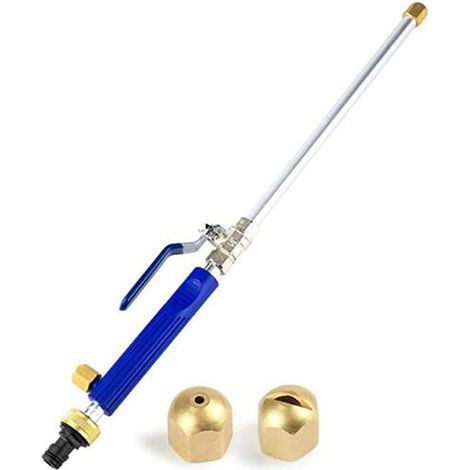 Lance A Eau Haute Pression - Tube Aluminium - Valve Alliage - Poignee TPR - Pour Nettoyage Automobile Et Chantier - 1 Piece (1/5)