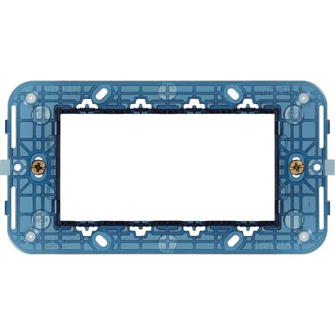 Unterstützung 7 Module mit Schrauben für Boxen Zivil-Serie Vimar Arkè Code 19617 (1/4)
