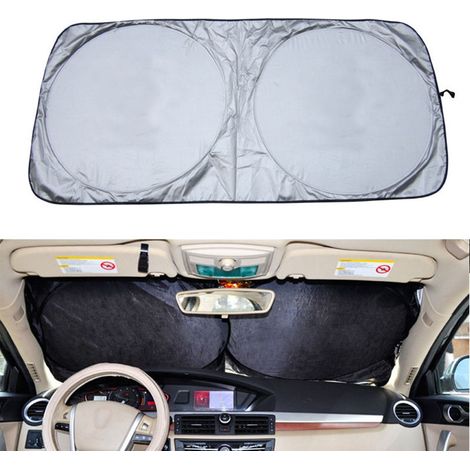 Pare-soleil de pare-brise avant et arrière pour voiture, protection solaire pour voiture (1/5)