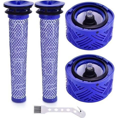 2er-Pack Filter für V6-Staubsauger, 2 V6-Vorfilter, kompatibel mit Dyson V6-Staubsaugerzubehör, kompatibel mit Dyson V6 Absolute, V6 Animal, V6 Motörhead V6 (1/5)