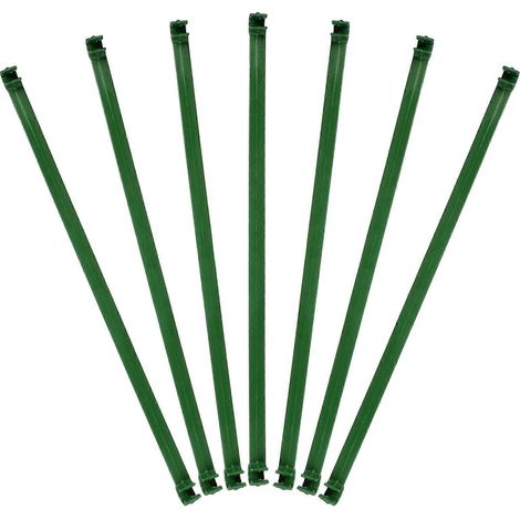 24 tiges extensibles de 30 mm de longueur pour le jardinage, avec supports de connexion en plastique pour la culture de concombres et de tomates grimpantes.-30.00X1.50X1.00CM-Green