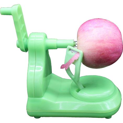 Pelador De Manzanas - Manivela Manual - Para Frutas - ABS Y Acero Inoxidable - 1 Unidad (1/5)